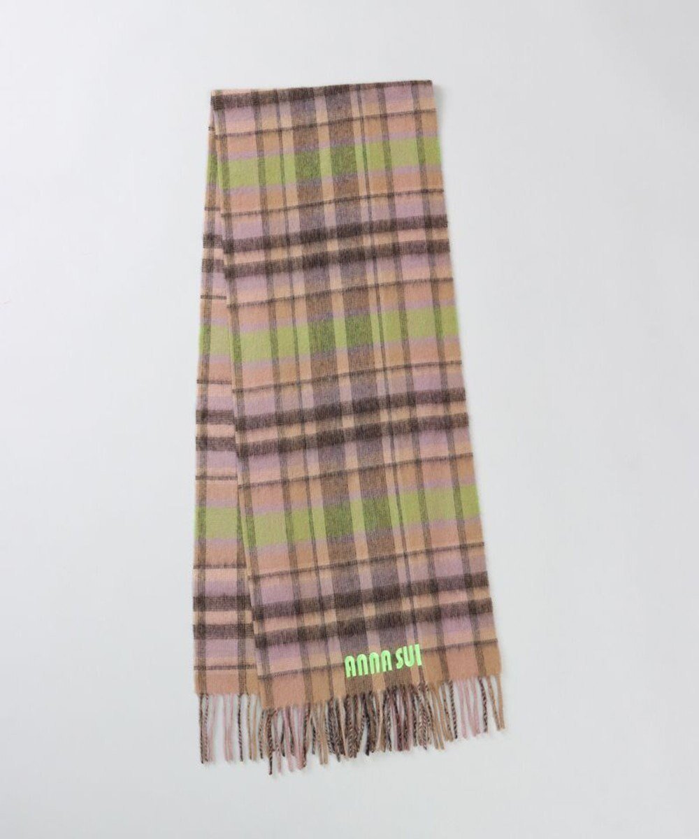 【アウロラ/AURORA】の【 ANNA SUI(アナ スイ)】ウールチェックマフラー(WASH) インテリア・キッズ・メンズ・レディースファッション・服の通販 founy(ファニー) ファッション Fashion レディースファッション Fashion for Women マフラー・スヌード / 冬小物の定番 Scarves & Mufflers コレクション Collection, Seasonal Line スヌード Snood, Infinity Scarf チェック Check, Plaid, Tartan マフラー Scarf, Muffler A/W・秋冬 Autumn/Winter 防寒 Cold Protection, Winter-Ready ベージュ|ID: prp329100004752078 ipo3291000000034366300