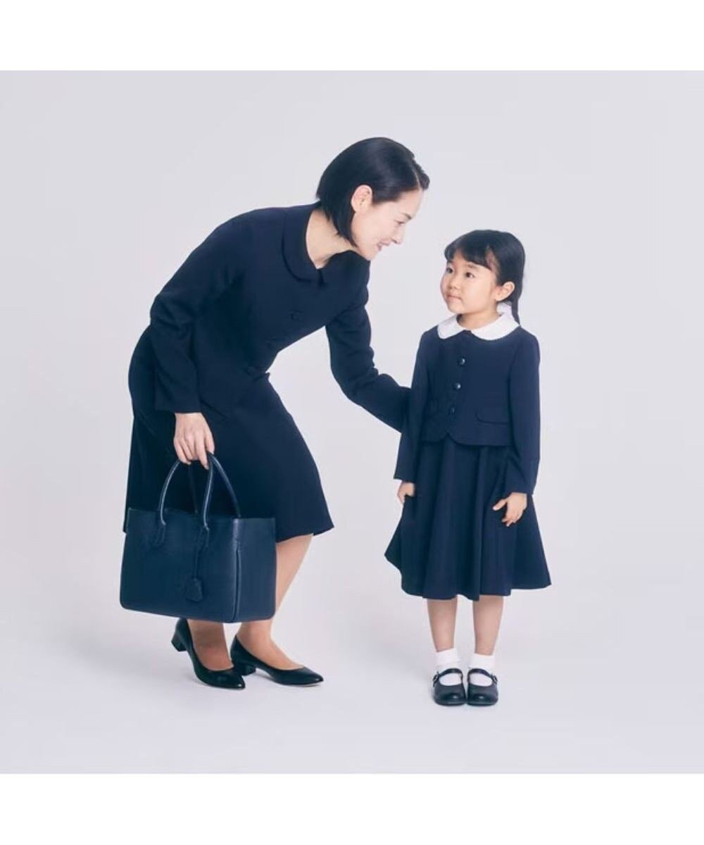 【アクセソワドゥマドモワゼルジャップ/A.D.M.J】の【お受験】牛革/かぶせ付き トートバッグ32cm インテリア・キッズ・メンズ・レディースファッション・服の通販 founy(ファニー) ファッション Fashion レディースファッション Fashion for Women バッグ Bags オケージョン Occasion Wear ポケット Pocket, Pocket Detail ポーチ Pouch, Small Case マグネット Magnet, Magnetic Closure ビジネス 仕事 通勤 Business / Work / Commuting NAVY|ID: prp329100004752107 ipo3291000000034366656