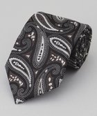 【五大陸/gotairiku / MEN】のGOTAIRIKU別注【日本製】シルク ネクタイ_ペイズリー ダークブラウン系4|ID: prp329100004752968 ipo3291000000034377269