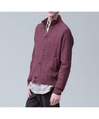 【ジェイ プレス/J.PRESS / MEN】のウール×カシミヤの上質素材【Cash Lamb s Wool】ハイネックケーブル カーディガン_25年モデル ブラウン系|ID: prp329100004752978 ipo3291000000034377336