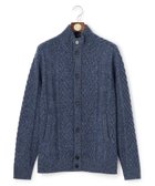 【ジェイ プレス/J.PRESS / MEN】のウール×カシミヤの上質素材【Cash Lamb s Wool】ハイネックケーブル カーディガン_25年モデル ネイビー系|ID: prp329100004752978 ipo3291000000034377338