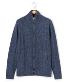 【ジェイ プレス/J.PRESS / MEN】のウール×カシミヤの上質素材【Cash Lamb s Wool】ハイネックケーブル カーディガン_25年モデル ネイビー系|ID: prp329100004752978 ipo3291000000035606768