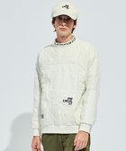 【ピーダブリュサーキュラス/PW CIRCULUS / MEN】の【裏地付き/防寒】【MEN】キルティングスエットプルオーバー ホワイト系|ID: prp329100004752979 ipo3291000000034377343