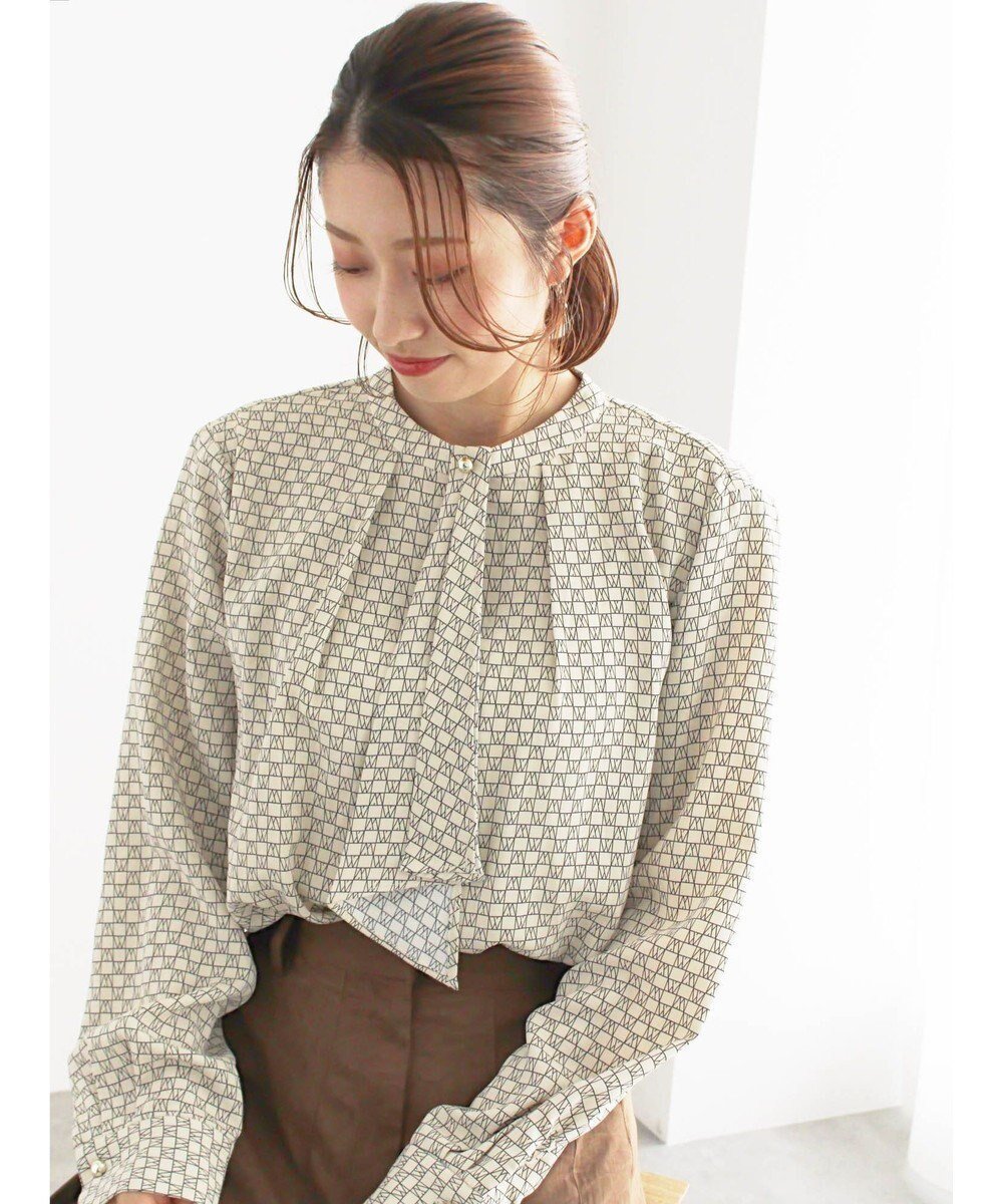 【テチチ/Te chichi】のパターンアソートボウタイブラウス 人気、トレンドファッション・服の通販 founy(ファニー) ファッション Fashion レディースファッション Fashion for Women トップス・カットソー Cut & Sew Tops シャツ・ブラウス・オフィスカジュアル Elegant Blouses & Button-Ups クラシカル Classical, Vintage-Inspired シンプル Simple, Minimal スタンド Stand Collar, Upright Stand エレガント 上品 Elegant 夏 Summer S/S・春夏 SS, Spring/Summer, Warm Season A/W・秋冬 Autumn/Winter other-1|ID: prp329100004753009 ipo3291000000034377825