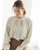 【テチチ/Te chichi】のパターンアソートボウタイブラウス オフホワイト|ID: prp329100004753009 ipo3291000000034377826