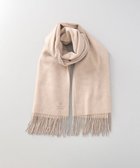 【アウロラ/AURORA】の【 LANVIN COLLECTION(ランバン コレクション) 】 カシミヤ刺しゅう入り無地ストール(幅70cm) トープ|ID: prp329100004753017 ipo3291000000034377867