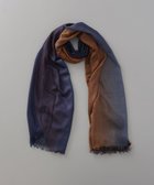 【アウロラ/AURORA】の【 LANVIN COLLECTION(ランバン コレクション) 】カシミヤ100%薄手オンブレーストール ネイビー|ID: prp329100004753018 ipo3291000000035695560