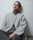 【ベイジ,/BEIGE,】の【WEB限定】PAYSON / ウールリバーノーカラーショートコート L.Gray|ID: prp329100004753019 ipo3291000000035515050