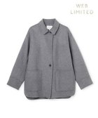【ベイジ,/BEIGE,】の【WEB限定】PAYSON / ウールリバーオーバーサイズステンカラーコート 人気、トレンドファッション・服の通販 founy(ファニー) ファッション Fashion レディースファッション Fashion for Women アウター Coat / Outerwear Collection コート・ロングコート・ピーコート Long Coats, Peacoats & More レディースジャケット・軽アウター Jackets 新作・新入荷 New Arrivals / New In ジャケット Jacket, Outerwear A/W・秋冬 Autumn/Winter thumbnail Top Gray|ID: prp329100004753020 ipo3291000000034377883