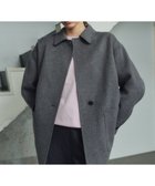 【ベイジ,/BEIGE,】の【WEB限定】PAYSON / ウールリバーオーバーサイズステンカラーコート Top Gray|ID: prp329100004753020 ipo3291000000034474682