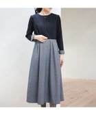 【ティアクラッセ/Tiaclasse】のチェックドッキングワンピース ネイビー|ID: prp329100004753022 ipo3291000000035581138