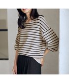 【エニー/ANY】の【8色展開】Vネックデイリーニット 人気、トレンドファッション・服の通販 founy(ファニー) ファッション Fashion レディースファッション Fashion for Women トップス・カットソー Cut & Sew Tops ニット Knit Tops & Sweaters Vネックトップス V-Neck Tops / V-Cut Neckline Shirts 洗える Machine Washable ストレッチ Stretch, Stretchy Fabric セーター Sweater, Knitwear タートルネック Turtleneck, High Neck ボトム Bottoms, Lower Wear ボーダー Border, Stripe A/W・秋冬 Autumn/Winter おすすめ Recommended / Our Picks thumbnail ベージュ×ブラック|ID: prp329100004753027 ipo3291000000036379395