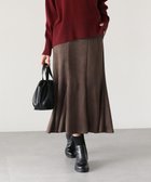 【グリーンパークス/Green Parks】のなめらかタッチスウェード調マーメイドスカート Charcoal Gray|ID: prp329100004753035 ipo3291000000035566165