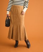 【グリーンパークス/Green Parks】のなめらかタッチスウェード調マーメイドスカート Camel|ID: prp329100004753035 ipo3291000000035566171