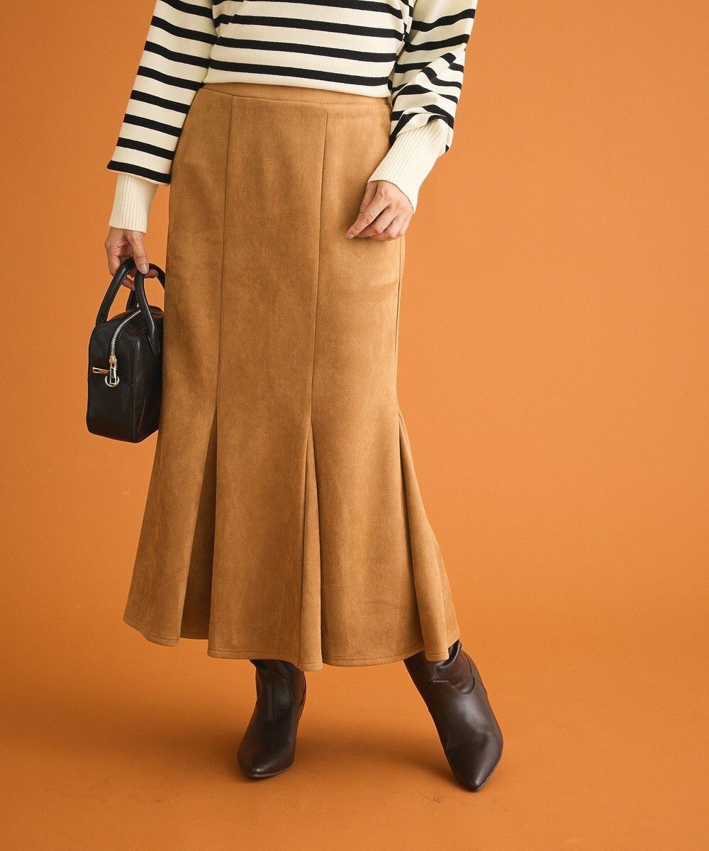 【グリーンパークス/Green Parks】のなめらかタッチスウェード調マーメイドスカート インテリア・キッズ・メンズ・レディースファッション・服の通販 founy(ファニー) ファッション Fashion レディースファッション Fashion for Women スカート Skirts おすすめ Recommended / Our Picks なめらか Smooth, Silky Texture ポケット Pocket, Pocket Detail マーメイド Mermaid, Fishtail Silhouette A/W・秋冬 Autumn/Winter Camel|ID: prp329100004753035 ipo3291000000035566171