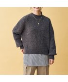 【エニー/ANY】のレーシーモールニット チャコール|ID: prp329100004753036 ipo3291000000034567460