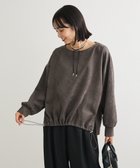 【グリーンパークス/Green Parks】のなめらかタッチスウェード調ドロストプルオーハ 人気、トレンドファッション・服の通販 founy(ファニー) ファッション Fashion レディースファッション Fashion for Women トップス・カットソー Cut & Sew Tops シャツ・ブラウス・オフィスカジュアル Elegant Blouses & Button-Ups ロングTシャツ・Tシャツ Longline T-Shirts & Tees カットソー・ベーシックTシャツ Cut-and-Sewn Tops / Stretch Tees & Basics おすすめ Recommended / Our Picks なめらか Smooth, Silky Texture カットソー Cut and Sewn Top シンプル Simple, Minimal ボトム Bottoms, Lower Wear ポケット Pocket, Pocket Detail 洗える Machine Washable A/W・秋冬 Autumn/Winter thumbnail Dark Gray|ID: prp329100004753038 ipo3291000000034377960