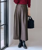 【エニー/ANY】の【6サイズ展開/ウエストゴム】ライトツイードパンツ ブラウン|ID: prp329100004753039 ipo3291000000034377963