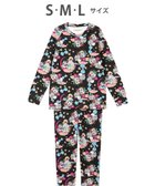 【ツモリチサト スリープ/tsumori chisato SLEEP】のツモリチサト パジャマ 綿100%(本体) あったか 長袖 長ズボン レディース UDW406 /ワコール ブラック|ID: prp329100004753046 ipo3291000000035548266