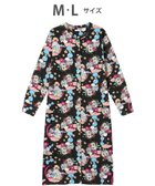 【ツモリチサト スリープ/tsumori chisato SLEEP】のツモリチサト ネグリジェ 綿100%(本体) あったか 長袖 ルームウェア レディース UNW407 /ワコール ブラック|ID: prp329100004753047 ipo3291000000035627100