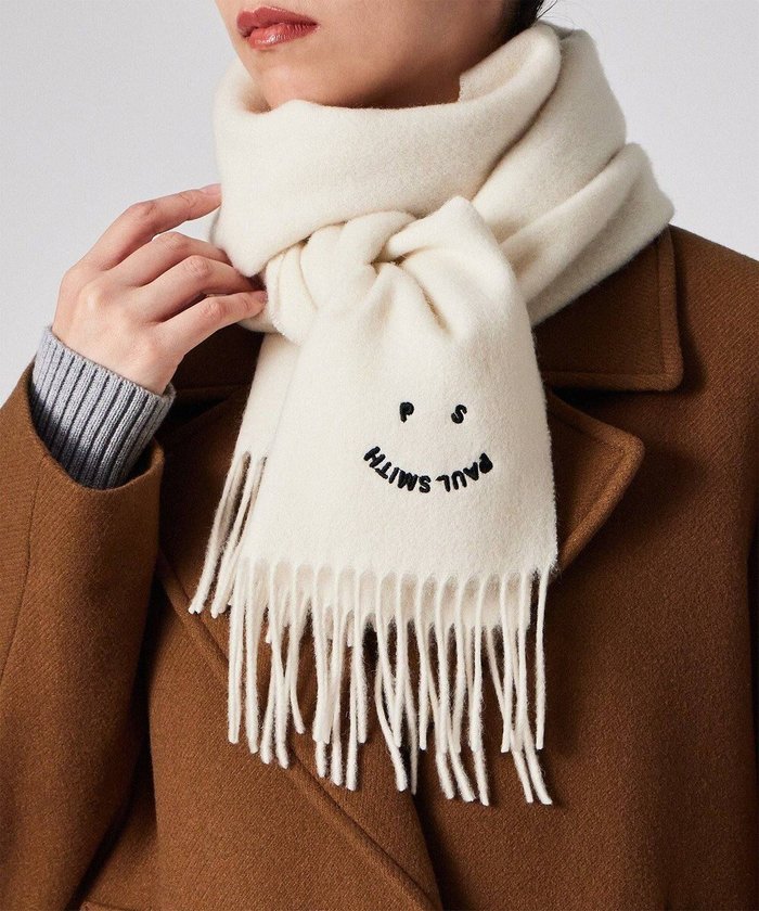 【ポール スミス/Paul Smith】のPS Happy エンブロイダリー マフラー インテリア・キッズ・メンズ・レディースファッション・服の通販 founy(ファニー) https://founy.com/ ファッション Fashion レディースファッション Fashion for Women マフラー・スヌード / 冬小物の定番 Scarves & Mufflers おすすめ Recommended / Our Picks エンブロイダリー Embroidery Design ギフト プレゼント Gift / Present シンプル Simple, Minimal スヌード Snood, Infinity Scarf フェミニン Feminine, Girly マフラー Scarf, Muffler モダン Modern, Contemporary 夏 Summer S/S・春夏 SS, Spring/Summer, Warm Season A/W・秋冬 Autumn/Winter |ID: prp329100004753052 ipo3291000000034515737