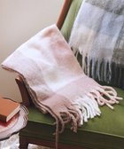 【アースミュージックアンドエコロジー/earth music&ecology】のブロックチェックマフラー Pink|ID: prp329100004753053 ipo3291000000034378090