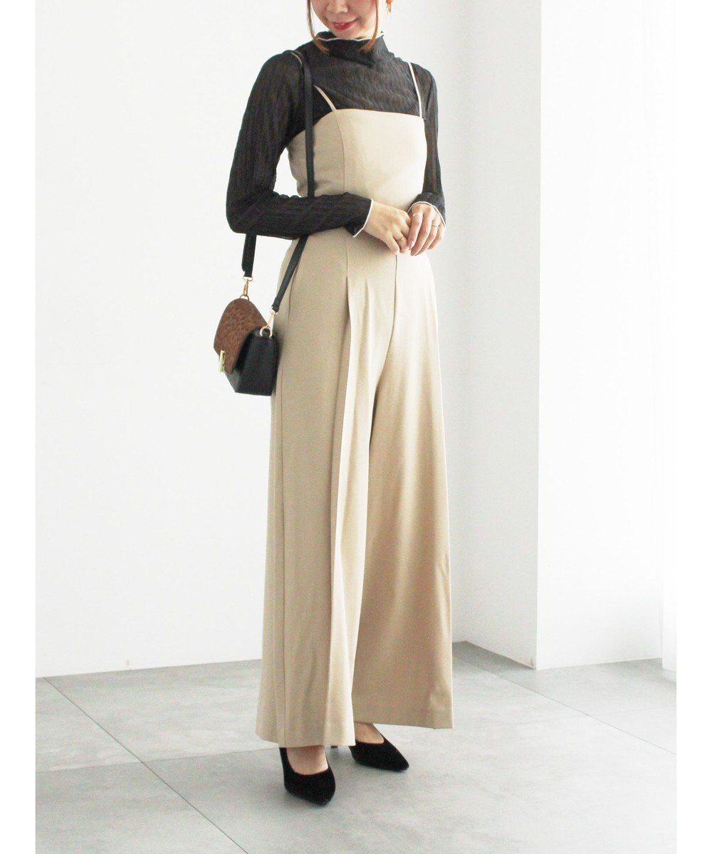 【テチチ/Te chichi】のベアオールインワン インテリア・キッズ・メンズ・レディースファッション・服の通販 founy(ファニー) ファッション Fashion レディースファッション Fashion for Women ワンピース Dresses オールインワン・ワンピース Dresses and Jumpsuits インナー Innerwear エレガント 上品 Elegant カットソー Cut and Sewn Top シンプル Simple, Minimal ドレープ Drape, Draping Fabric リラックス Relax, Relaxed Fit ロング Long, Long-Length ワイド Wide, Wide Fit 夏 Summer S/S・春夏 SS, Spring/Summer, Warm Season A/W・秋冬 Autumn/Winter ベージュ|ID: prp329100004753058 ipo3291000000034378156