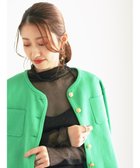 【テチチ/Te chichi】のラメプリーツシアータートルインナー ブラック|ID: prp329100004753059 ipo3291000000034378159