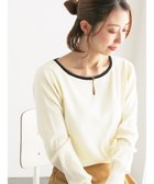 【テチチ/Te chichi】のスクエアチャームキーネックプルオーバー オフホワイト|ID: prp329100004753061 ipo3291000000034378165