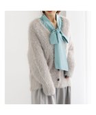 【テチチ/Te chichi】のシャギーVネックカーディガン Sグレー|ID: prp329100004753062 ipo3291000000034378172