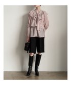 【テチチ/Te chichi】のフロントタックハーフパンツ《2025Autumn catalog vol.2 item》 ブラック|ID: prp329100004753063 ipo3291000000034378175