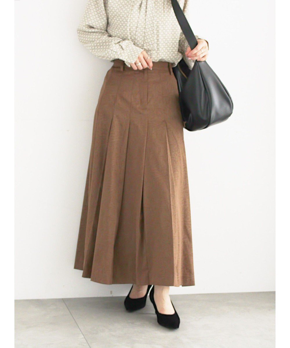 【テチチ/Te chichi】のチェックアソートロングプリーツスカート インテリア・キッズ・メンズ・レディースファッション・服の通販 founy(ファニー) 　ファッション　Fashion　レディースファッション　Fashion for Women　スカート　Skirts　プリーツスカート / 上品フェミニンスタイル　Pleated Skirts　クラシカル　Classical, Vintage-Inspired　クロップド　Cropped, Short Length　シンプル　Simple, Minimal　バランス　Balance, Style Balance　プリーツ　Pleats, Pleated　ロング　Long, Long-Length　エレガント 上品　Elegant　夏　Summer　S/S・春夏　SS, Spring/Summer, Warm Season　A/W・秋冬　Autumn/Winter　ブラウン|ID: prp329100004753064 ipo3291000000036204315