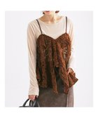 【テチチ/Te chichi】のベロアレースキャミソール 人気、トレンドファッション・服の通販 founy(ファニー) ファッション Fashion レディースファッション Fashion for Women トップス・カットソー Cut & Sew Tops キャミソール&ノースリーブ Camisoles & Sleeveless Tops シャツ・ブラウス・オフィスカジュアル Elegant Blouses & Button-Ups ベロアトップス Velour Tops / Velvet-Look Items おすすめ Recommended / Our Picks キャミソール Camisole, Spaghetti Strap Top タイトスカート Pencil Skirt, Tight Skirt ベロア Velour, Soft Velvet レース Lace, Lace Fabric 夏 Summer S/S・春夏 SS, Spring/Summer, Warm Season A/W・秋冬 Autumn/Winter thumbnail ブラウン|ID: prp329100004753066 ipo3291000000036240829