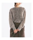 【テチチ/Te chichi】のチェックフリルブラウス ブラック|ID: prp329100004753067 ipo3291000000034378188