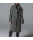 【五大陸/gotairiku / MEN】の【山栄毛織】カントリーツイード ステンカラーコート グレー系8|ID: prp329100004754055 ipo3291000000034387476