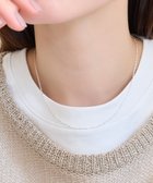 【フィービィー/phoebe】の【SV925】シルキーシャインスエッジチェーンネックレス シルバー|ID: prp329100004754075 ipo3291000000034387584