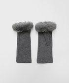 【オルクベット/ORuKuBET】の【オンワード・クローゼット限定】エコファーフィンガーレスグローブ(WOMEN)【スクワラン加工 / 抗菌機能】 人気、トレンドファッション・服の通販 founy(ファニー) ファッション Fashion レディースファッション Fashion for Women 手袋 Gloves & Mittens なめらか Smooth, Silky Texture スマート Smart, Elegant フェイクファー Faux Fur, Imitation Fur 抗菌 Antibacterial, Bacteria-Resistant A/W・秋冬 Autumn/Winter thumbnail グレー|ID: prp329100004754077 ipo3291000000034387600