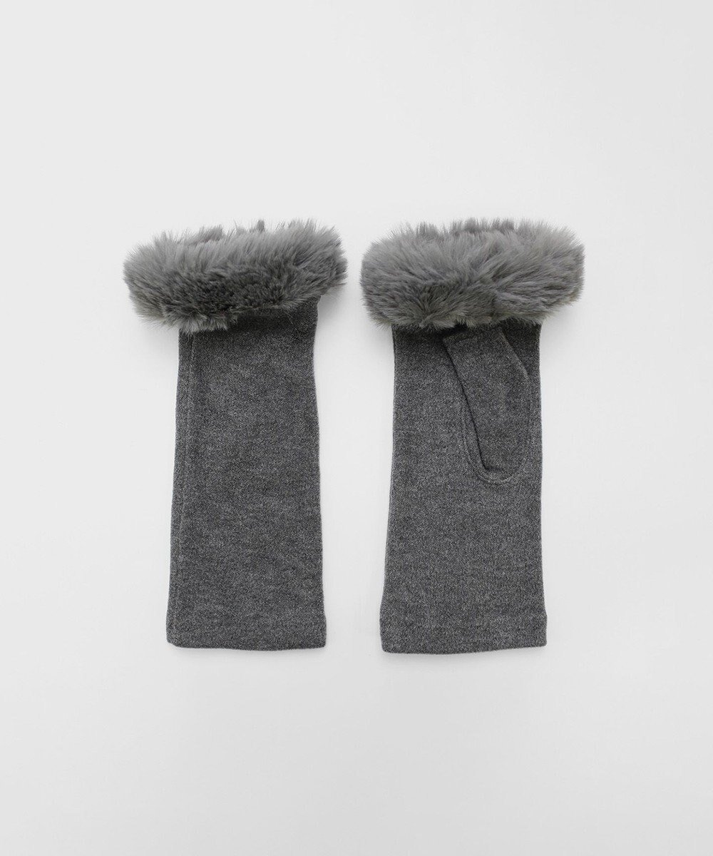 【オルクベット/ORuKuBET】の【オンワード・クローゼット限定】エコファーフィンガーレスグローブ(WOMEN)【スクワラン加工 / 抗菌機能】 インテリア・キッズ・メンズ・レディースファッション・服の通販 founy(ファニー) ファッション Fashion レディースファッション Fashion for Women 手袋 Gloves & Mittens なめらか Smooth, Silky Texture スマート Smart, Elegant フェイクファー Faux Fur, Imitation Fur 抗菌 Antibacterial, Bacteria-Resistant A/W・秋冬 Autumn/Winter グレー|ID: prp329100004754077 ipo3291000000034387600