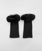 【オルクベット/ORuKuBET】の【オンワード・クローゼット限定】エコファーフィンガーレスグローブ(WOMEN)【スクワラン加工 / 抗菌機能】 人気、トレンドファッション・服の通販 founy(ファニー) ファッション Fashion レディースファッション Fashion for Women 手袋 Gloves & Mittens なめらか Smooth, Silky Texture スマート Smart, Elegant フェイクファー Faux Fur, Imitation Fur 抗菌 Antibacterial, Bacteria-Resistant A/W・秋冬 Autumn/Winter thumbnail ブラック|ID: prp329100004754077 ipo3291000000034387601