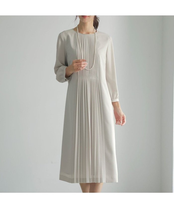 【ジェイ プレス/J.PRESS】の【洗える】ノルディス2wayジョーゼット フロントプリーツ ワンピース インテリア・キッズ・メンズ・レディースファッション・服の通販 founy(ファニー) https://founy.com/ ファッション Fashion レディースファッション Fashion for Women ワンピース Dresses オケージョン Occasion Wear 洗える Machine Washable カフス Cuff Design ギャザー Gathered, Ruffled ジョーゼット Georgette, Semi-Sheer Fabric ストレッチ Stretch, Stretchy Fabric ドレープ Drape, Draping Fabric 定番 Standard, Basic Item フォーマル Formal, Dressy フロント Front, Front Design プリーツ Pleats, Pleated リボン Ribbon, Bow A/W・秋冬 Autumn/Winter S/S・春夏 SS, Spring/Summer, Warm Season おすすめ Recommended / Our Picks 夏 Summer エレガント 上品 Elegant |ID: prp329100004754080 ipo3291000000034387628