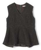 【ベイジ,/BEIGE,】の【InRed5月号掲載】PINE / ペプラムブラウス Khaki|ID: prp329100004754089 ipo3291000000034387711