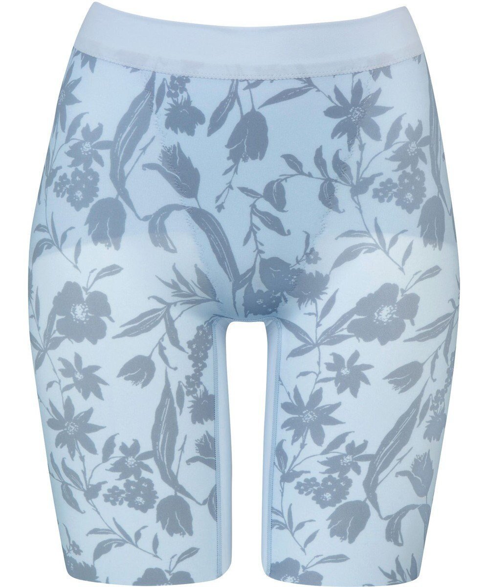 【ワコール/WACOAL】の【重力に負けないヒップケアガードル】 ガードル ロング丈 【はくヒップケア】 まるみのあるヒップをキープ 快適なはきごこち 一枚ばき可能 レディース GRC623 /ワコール インテリア・キッズ・メンズ・レディースファッション・服の通販 founy(ファニー) 　ファッション　Fashion　レディースファッション　Fashion for Women　下着・ランジェリー　Lingerie & Intimates　アンダーウェア・ベースインナー・肌着　Underwear / Base Layer / Undergarments　アンダー　Underwear Essentials　ダブル　Double, Double-Breasted　なめらか　Smooth, Silky Texture　プリント　Print, Printed Pattern　ロング　Long, Long-Length　ブルー|ID: prp329100004754100 ipo3291000000034387813