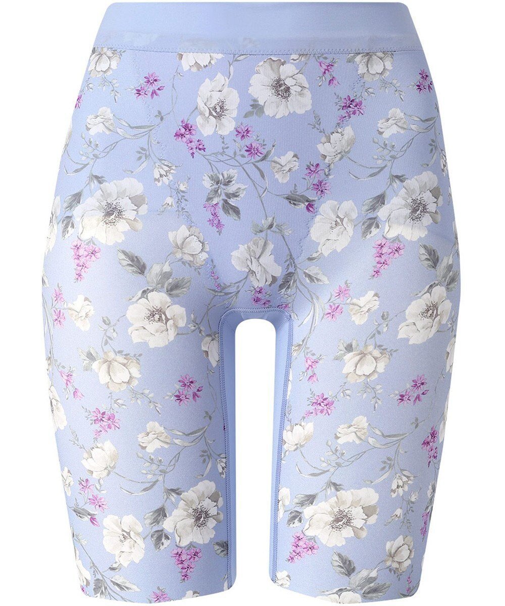 【ワコール/WACOAL】の【重力に負けないヒップケアガードル】 ガードル ロング丈 【はくヒップケア】 まるみのあるヒップをキープ 快適なはきごこち 一枚ばき可能 レディース GRC623 /ワコール インテリア・キッズ・メンズ・レディースファッション・服の通販 founy(ファニー) 　ファッション　Fashion　レディースファッション　Fashion for Women　下着・ランジェリー　Lingerie & Intimates　アンダーウェア・ベースインナー・肌着　Underwear / Base Layer / Undergarments　アンダー　Underwear Essentials　ダブル　Double, Double-Breasted　なめらか　Smooth, Silky Texture　プリント　Print, Printed Pattern　ロング　Long, Long-Length　グレイッシュブルー|ID: prp329100004754100 ipo3291000000034387818