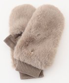 【エニー/ANY】のカバー付きファーグローブ ベージュ|ID: prp329100004754119 ipo3291000000034388021