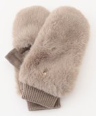 【エニー/ANY】のカバー付きファーグローブ ベージュ|ID: prp329100004754119 ipo3291000000035565441