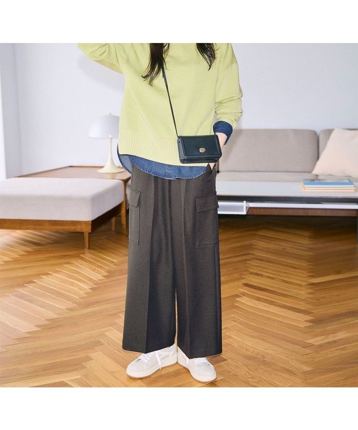 【エニー/ANY】の【ウエストゴム】カーゴタックパンツ インテリア・キッズ・メンズ・レディースファッション・服の通販 founy(ファニー) https://founy.com/ ファッション Fashion レディースファッション Fashion for Women パンツ Pants & Trousers カーゴパンツ Cargo Pants, Utility Pants スウェット / スエット Sweatshirt, Sweatwear センター Center, Center Line フェミニン Feminine, Girly ワイド Wide, Wide Fit エレガント 上品 Elegant A/W・秋冬 Autumn/Winter |ID: prp329100004754123 ipo3291000000035542839