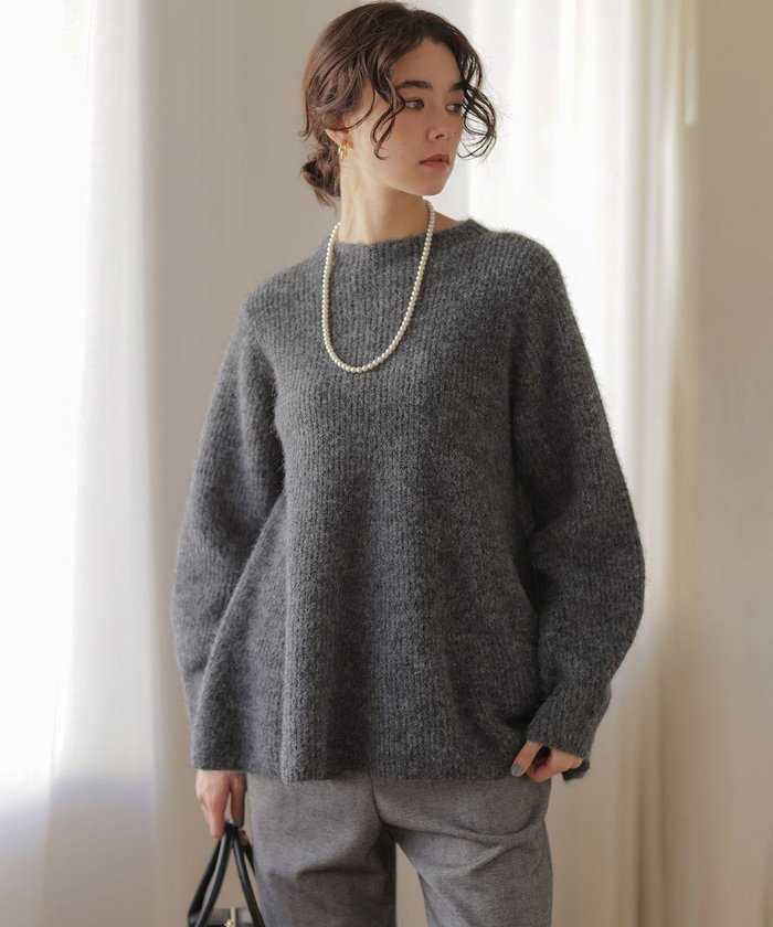 【組曲/KUMIKYOKU】のへアリーヤーン フレア ニット インテリア・キッズ・メンズ・レディースファッション・服の通販 founy(ファニー) https://founy.com/ ファッション Fashion レディースファッション Fashion for Women トップス・カットソー Cut & Sew Tops ニット Knit Tops & Sweaters 畦 Ribbed Knit セーター Sweater, Knitwear チュニック Tunic, Long Top フレア Flare, Flared ボトルネック Bottle Neck, Mock Neck 冬 Winter / This Winter A/W・秋冬 Autumn/Winter おすすめ Recommended / Our Picks |ID: prp329100004754126 ipo3291000000034411651