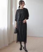 【組曲/KUMIKYOKU】の【WEB限定】チュールニット×リバーシブルスカート セット ブラック系|ID: prp329100004754132 ipo3291000000035628191