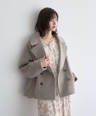 【イェッカ ヴェッカ/YECCA VECCA】のビッグカラーニットビーバーショートコート Mocha|ID: prp329100004754146 ipo3291000000034817956