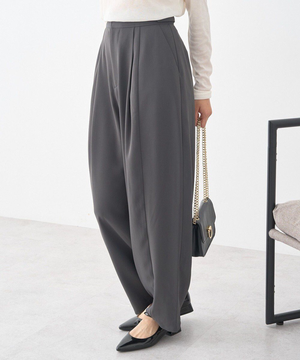 【アースミュージックアンドエコロジー/earth music&ecology】のタックコクーンパンツ 人気、トレンドファッション・服の通販 founy(ファニー) 　ファッション　Fashion　レディースファッション　Fashion for Women　パンツ　Pants & Trousers　おすすめ　Recommended / Our Picks　ドレープ　Drape, Draping Fabric　バランス　Balance, Style Balance　ポケット　Pocket, Pocket Detail　A/W・秋冬　Autumn/Winter　 other-1|ID: prp329100004754147 ipo3291000000034388135